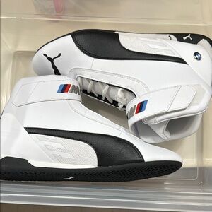 Puma BMW Motorsport High-Top Sneakers - White/Black